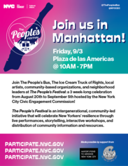 People's Festival - Manhattan Flyer